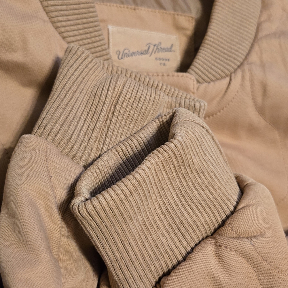 Universal Thread Quilted Utility Jacket Bomber Zi… - image 5